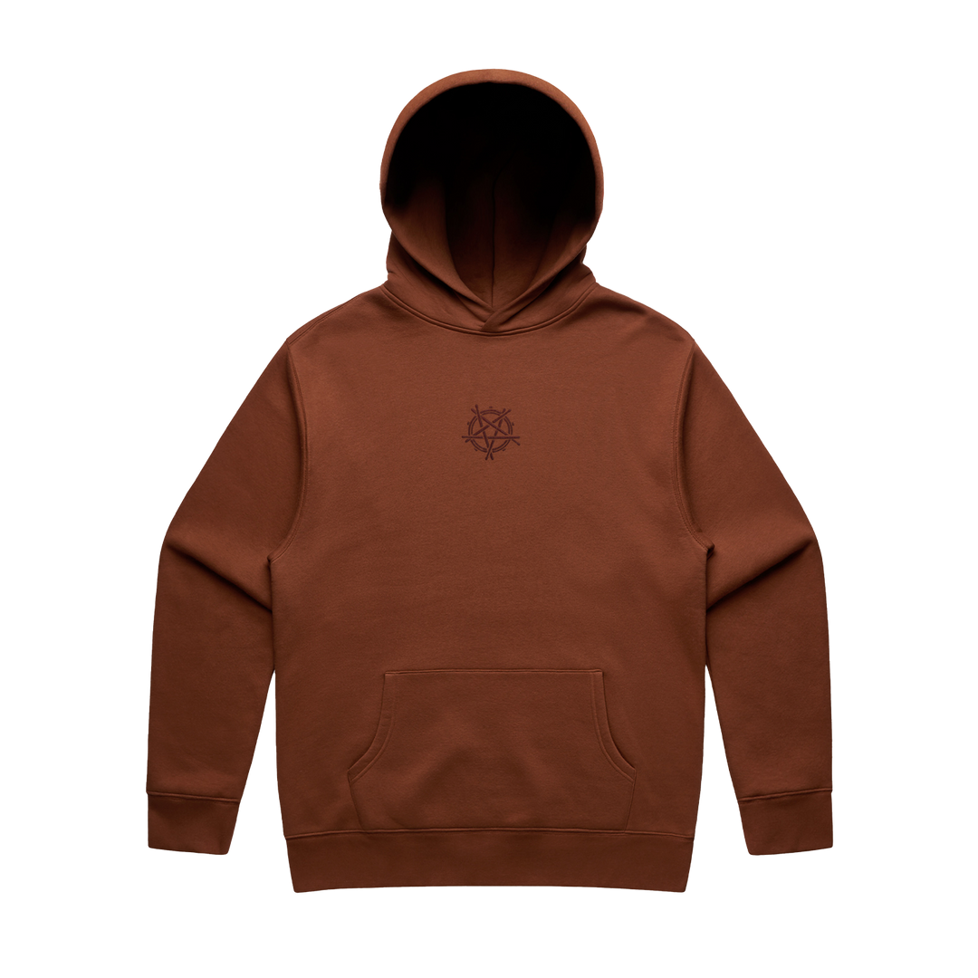 SLAM EMBROIDERED HOODIE CLAY