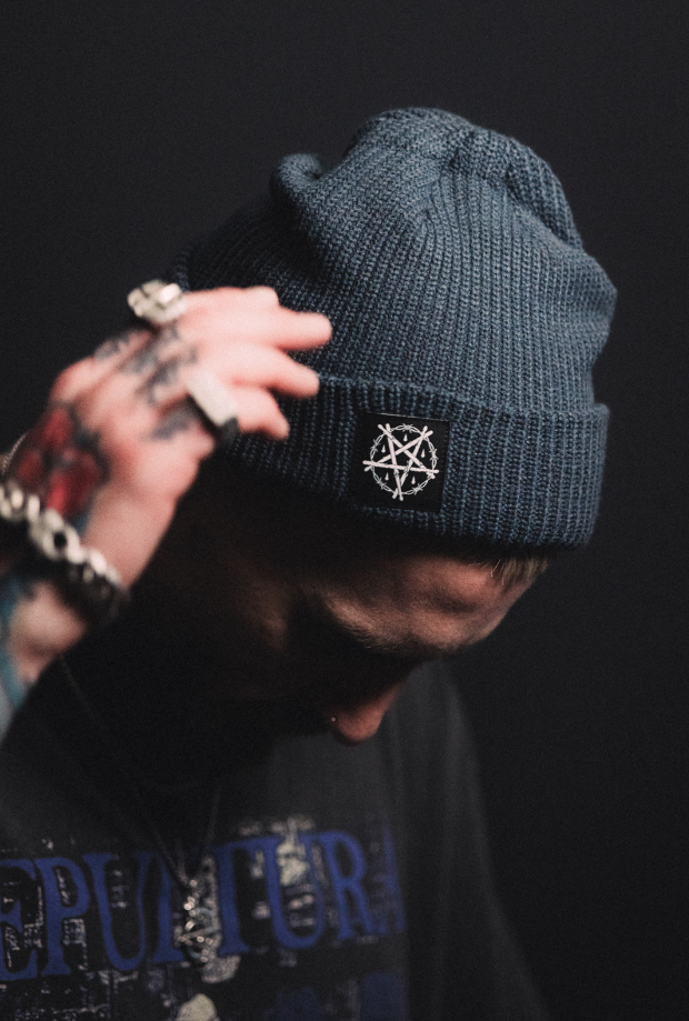 FISHERMAN BEANIE (PETROL BLUE)