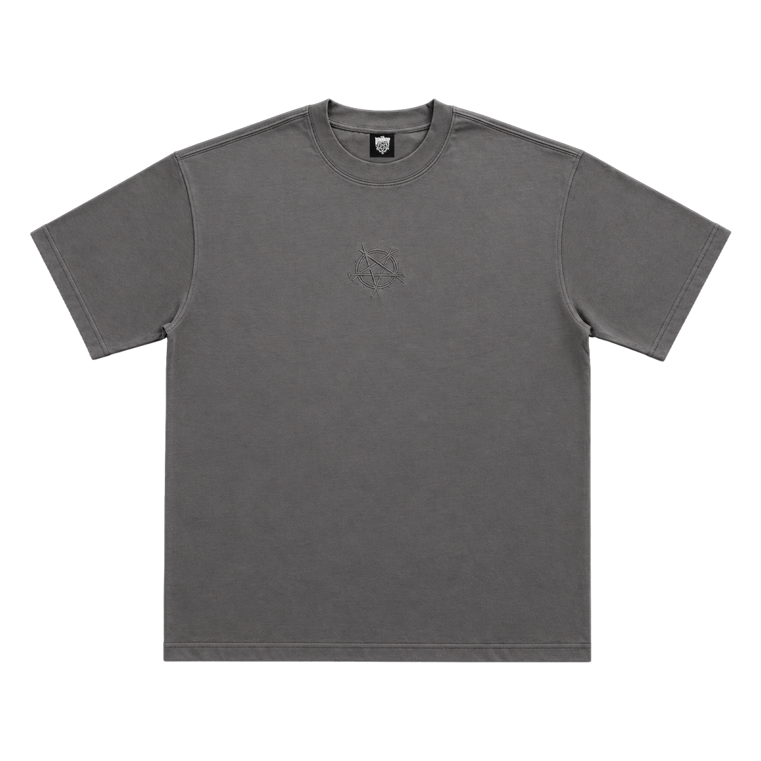 NU SLAM EMBROIDERED TEE - PAVEMENT