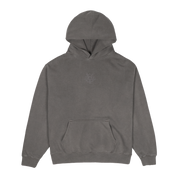 Slam Faded Grey Embroidered Hoodie