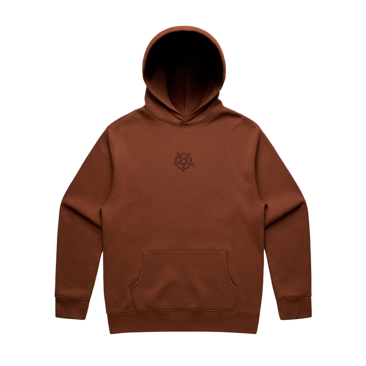 SLAM EMBROIDERED HOODIE CLAY